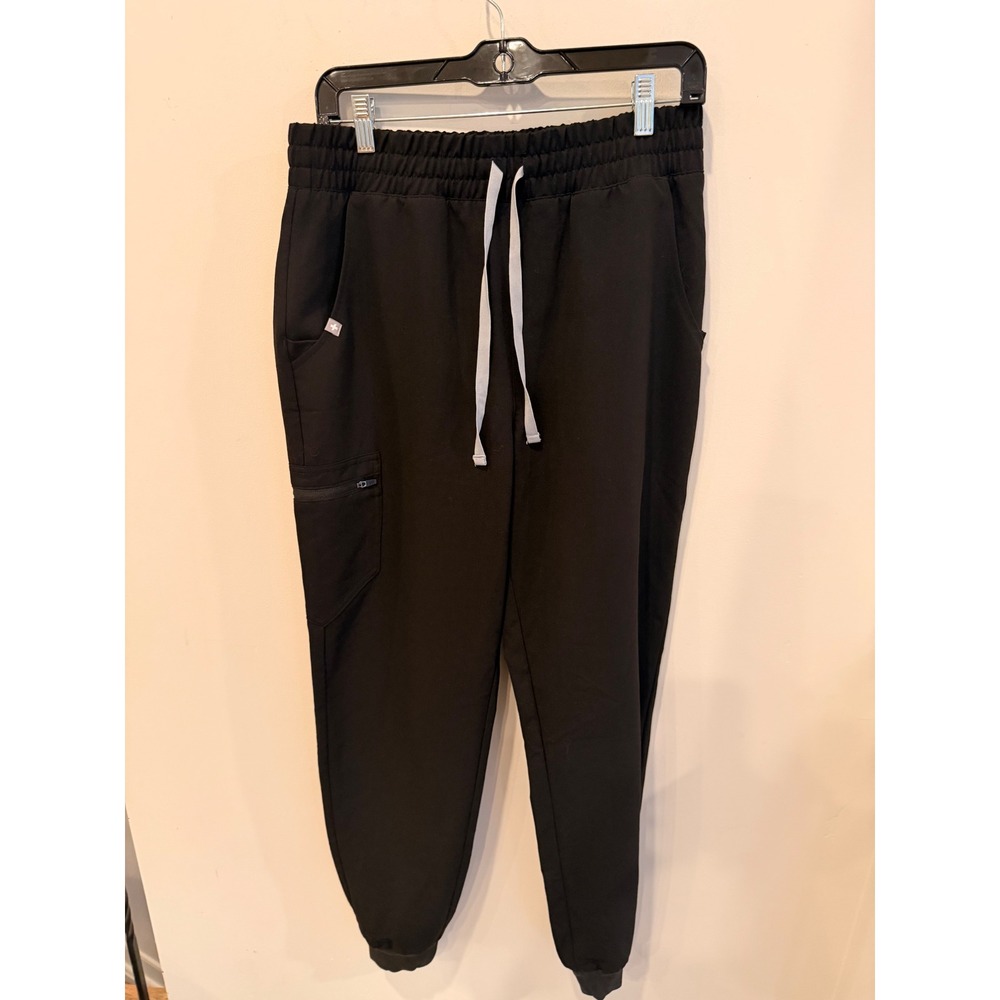FIGS Zamora Jogger Scrub Pants Black Medium Tall W20SW2028T Technical Collection